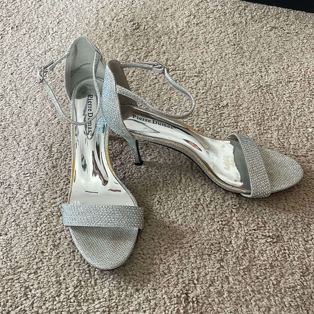 Silver High Heels
